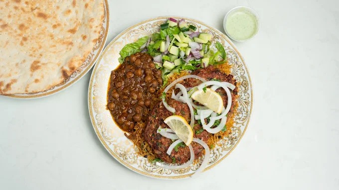 Afghani Beef Chapli Kabob